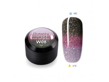 1837 gdcoco uv glitter thermo gel glitter of wine