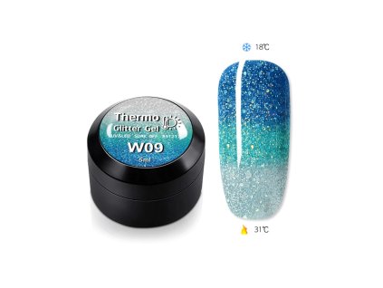 1840 gdcoco uv glitter thermo gel glitter of sky