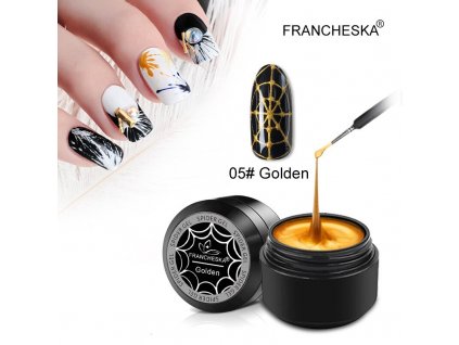 2191 francheska spider uv gel zlaty