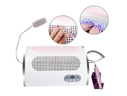 2215 nail beauty sg708 3 v 1 bruska led lampa filtr 140w