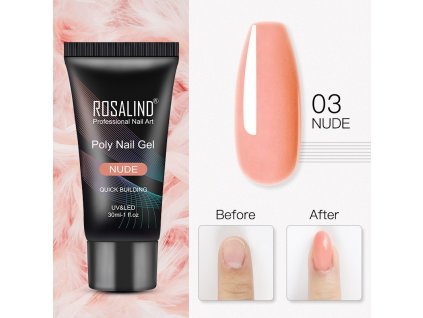 Rosalind Poly Gel: Nude - 15 ml / 30 ml