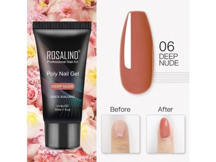 Rosalind Poly Gel: Deep Nude - 15 ml / 30 ml