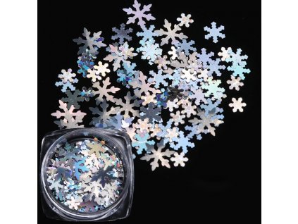 stribrne snowflakes