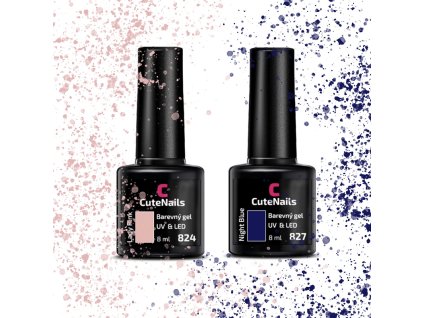 Sada UV Gelů: Night Moment - 2 x 8 ml