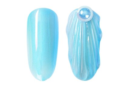 904 gdcoco uv gel pearl seashel blue mermaid