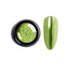 1021 cutenails lestici pigment chromatic mirror effect light green
