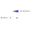 784 1 akvarelove fixy brush bullet tip pink