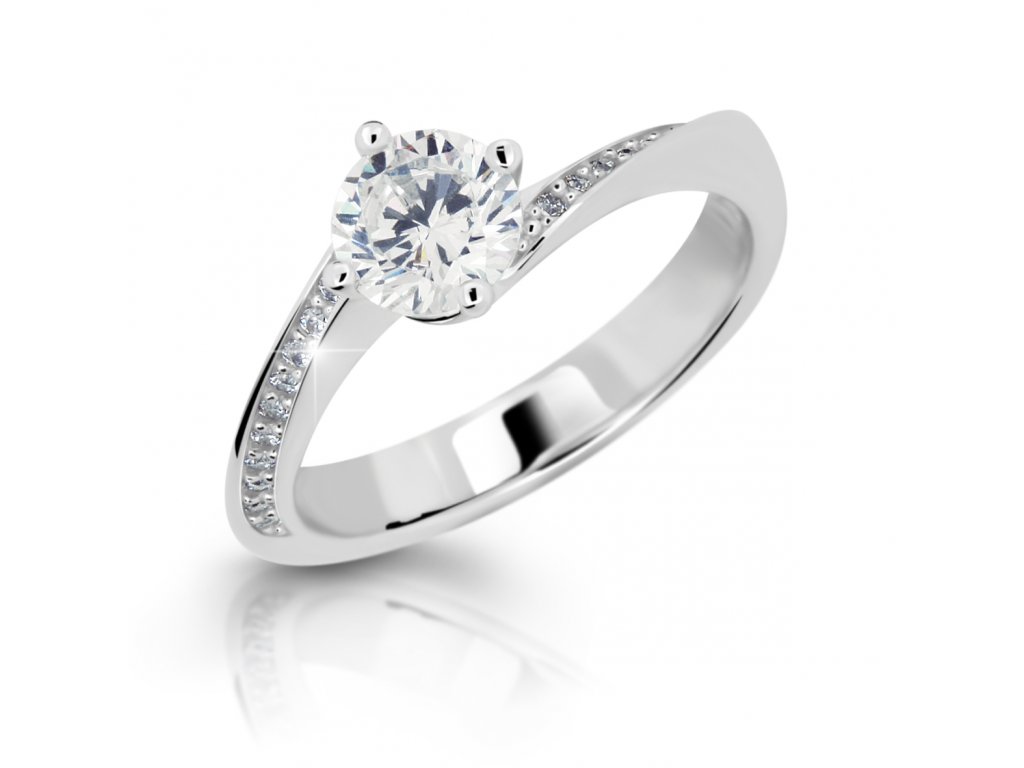 Dokonalý dámský prsten Z6905-2922 ze zlata se zirkony