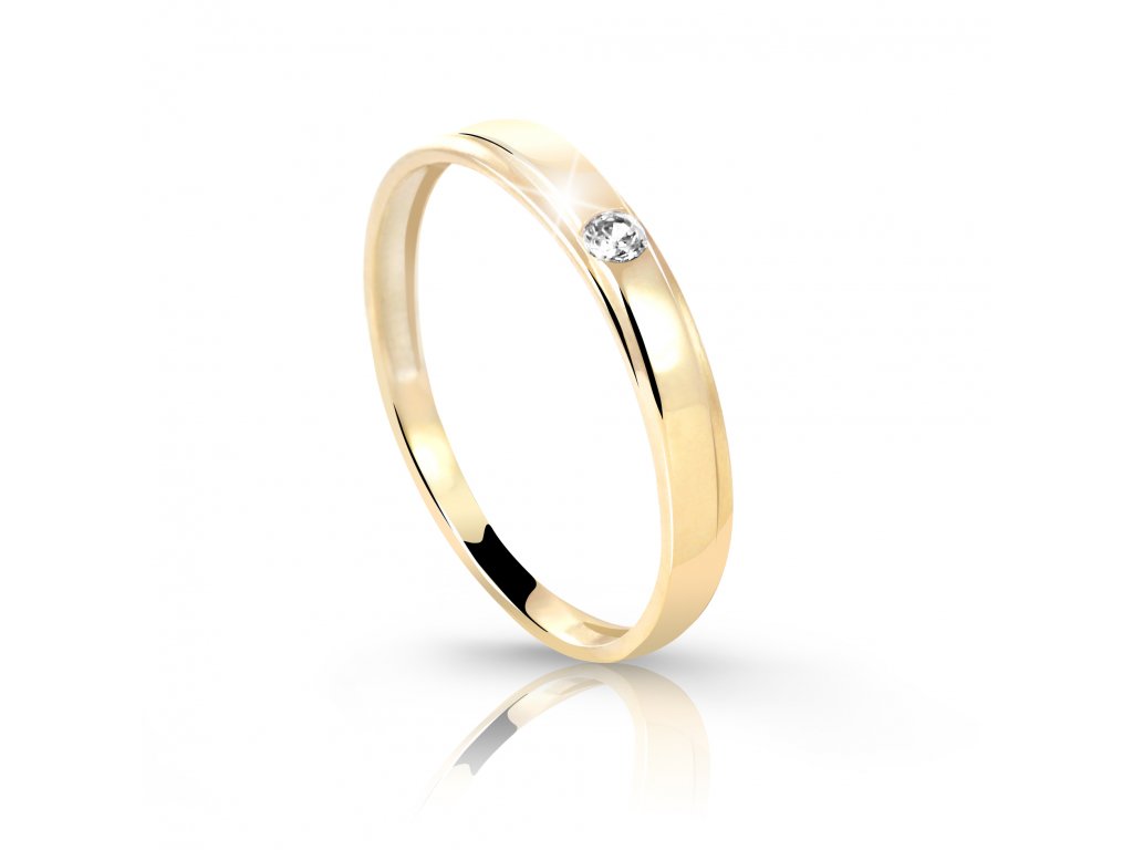 Krásný dámský prsten Z6707-1617 ze zlata s diamantem