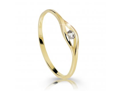 Zásnubní prsten Z6108 ze zlata se zirkonem
