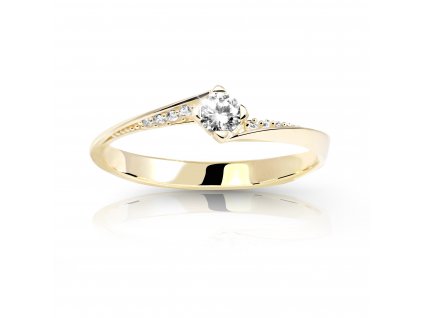 Dokonalý dámský prsten Z6710-2101 ze zlata se zirkony