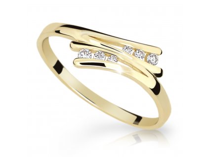 Krásný dámský prsten Z6711-1950 ze zlata se zirkony