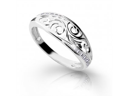 Dokonalý dámský prsten Z6902-2133 ze zlata se zirkony