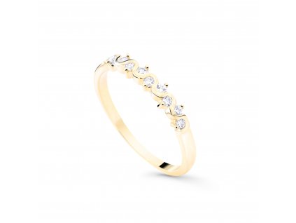 Krásný dámský prsten Z8022-2086 ze zlata se zirkony