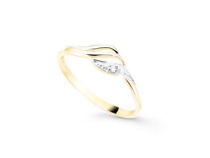 Designově dokonalý dámský prsten Z8023 ze zlata se zirkonem