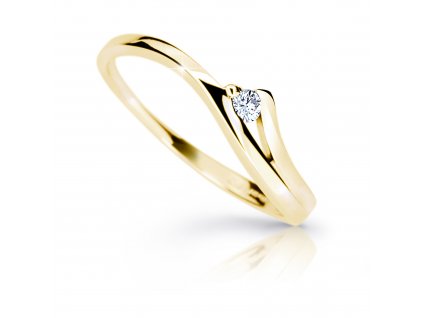 Krásný dámský prsten Z6818-1718 ze zlata s diamantem