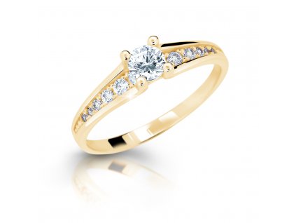 Dokonalý dámský prsten Z6822-2956 ze zlata s diamanty