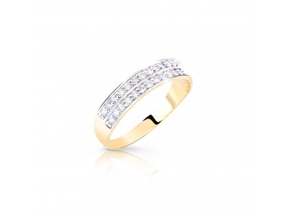 Krásný dámský prsten Z8037 ze zlata s diamanty