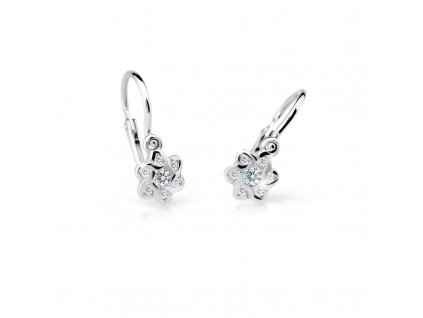 Zlaté náušničky s diamanty CUTIE C2149