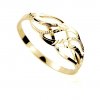 Zlatý ručně porývaný prsten M469