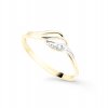 Designově dokonalý dámský prsten Z8023 ze zlata s diamantem