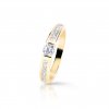 Dokonalý dámský prsten Z8034 ze zlata s diamanty