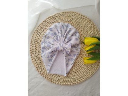 Turban zvonilka modrá