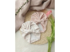 Limitovaná edice turban kostka a vintage květy
