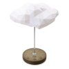 cloud front round wood