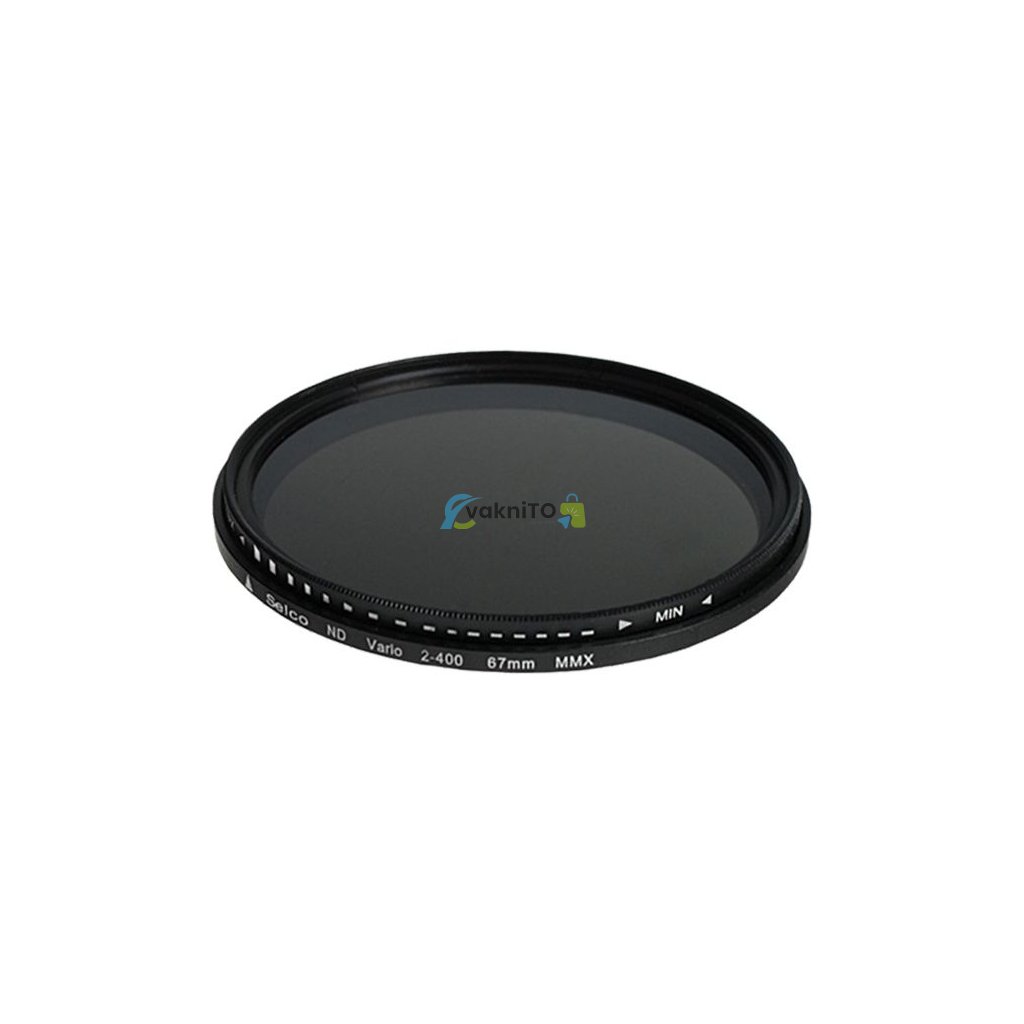 Sivý filter FADER, nastaviteľný (NDx2 - NDx400) - 77 mm