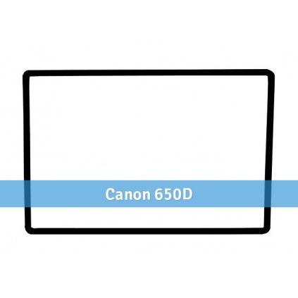 Ochranný kryt LCD z tvrdeného skla pre Canon 650D