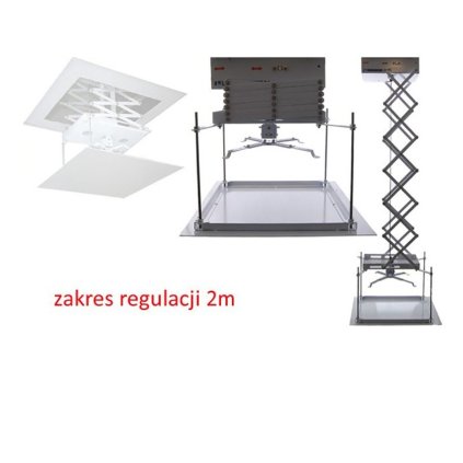 winda sufitowa dla projektora regulacja 2m (7)
