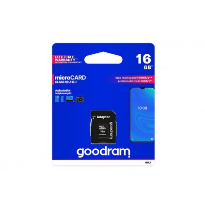 big goodram micro card 16gb pamatova karta 1