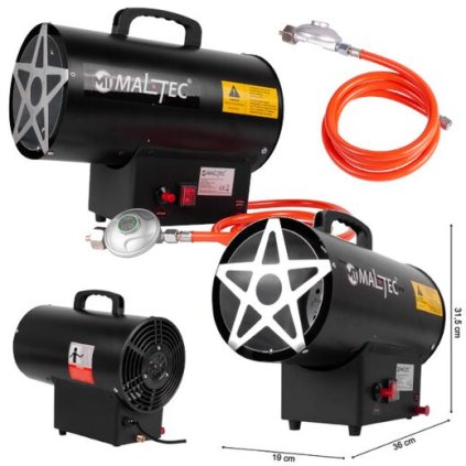 plynový ohrievač GAS 2500Wt 25kW