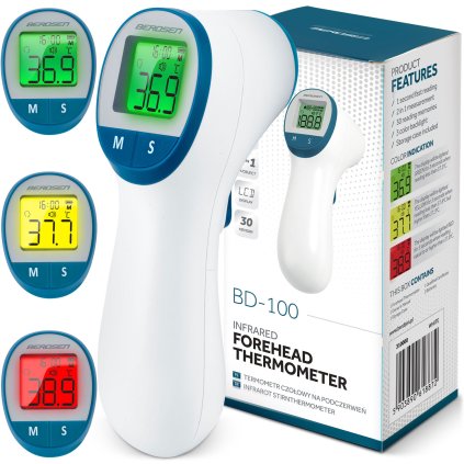 Infračervený bezkontaktný teplomer BD-100 Berdsen