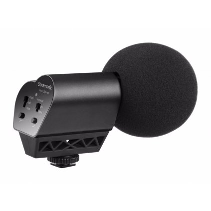 Stereo kondenzátorový mikrofón Saramonic Vmic pre fotoaparáty a videokamery
