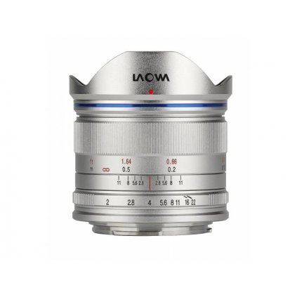 Objektív Laowa C-Dreamer Standard 7.5 mm f / 2.0 pre Micro 4/3 - strieborný