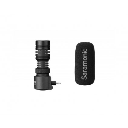 Kondenzátorový mikrofón pre smartfóny s konektorom Lightning - Saramonic SmartMic Di +
