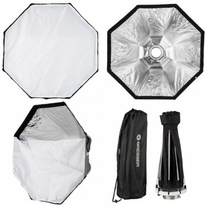 Osemhranný softbox 90 cm s upevnením S-Bayonet Bresser Super Quick