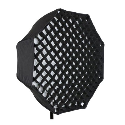 Dáždnikový softbox OCTAGON 80 cm s voštinovou mriežkou (GRID)