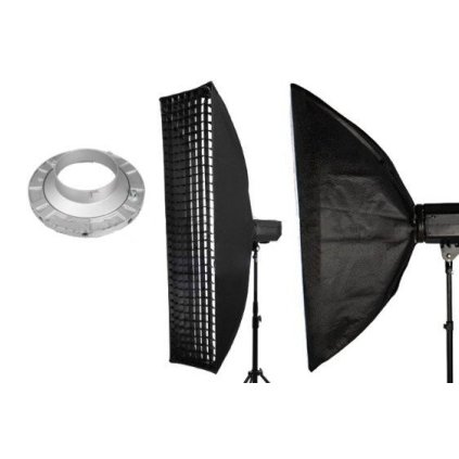 Softbox 22x90cm STRIP s voštinou, úchyt Bowens