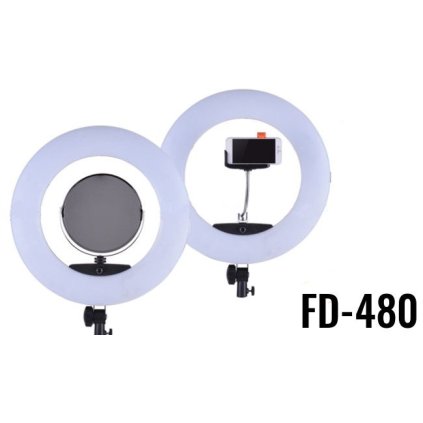 LED kruhové svetlo 5500K so stmievačom 96W model FD-480
