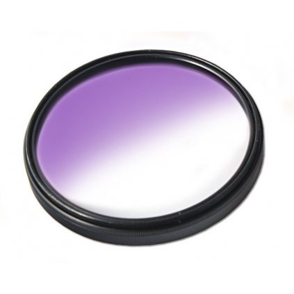 Prechodový filter pre objektív 55 mm - fialový