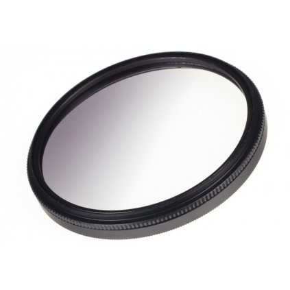 Šedý polovičný filter NDx4 72 mm