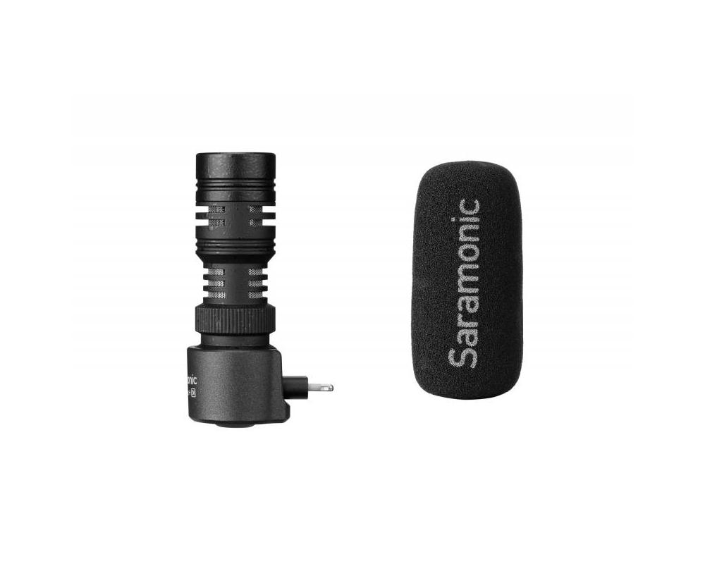 Kondenzátorový mikrofón pre smartfóny s konektorom Lightning - Saramonic SmartMic Di +