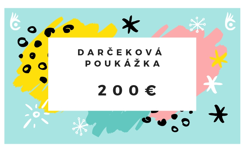 Darčeková poukážka Cvaknito.sk 200€