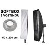 Softbox 60x200cm STRIP s voštinou, úchyt Bowens