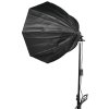 Zostava L9: softbox OCTA 60cm, statív 230 cm, žiarovka 200W