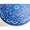 Obraz Mandala modrý květ - 40 cm
