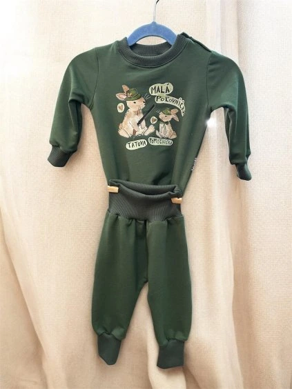 Tepláková  súpravka "Malá poľovníčka”